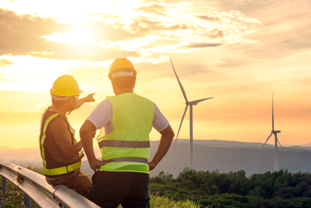 wind farm union laborers image